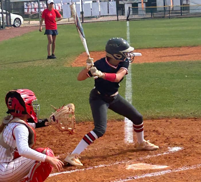 Westminster Academy's Dianna Montidoro staked her team to an early by opening the game with a leadoff home run in the top of the first.